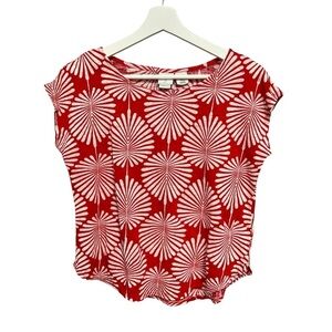 JOIE Pure Linen Cap Sleeve Top